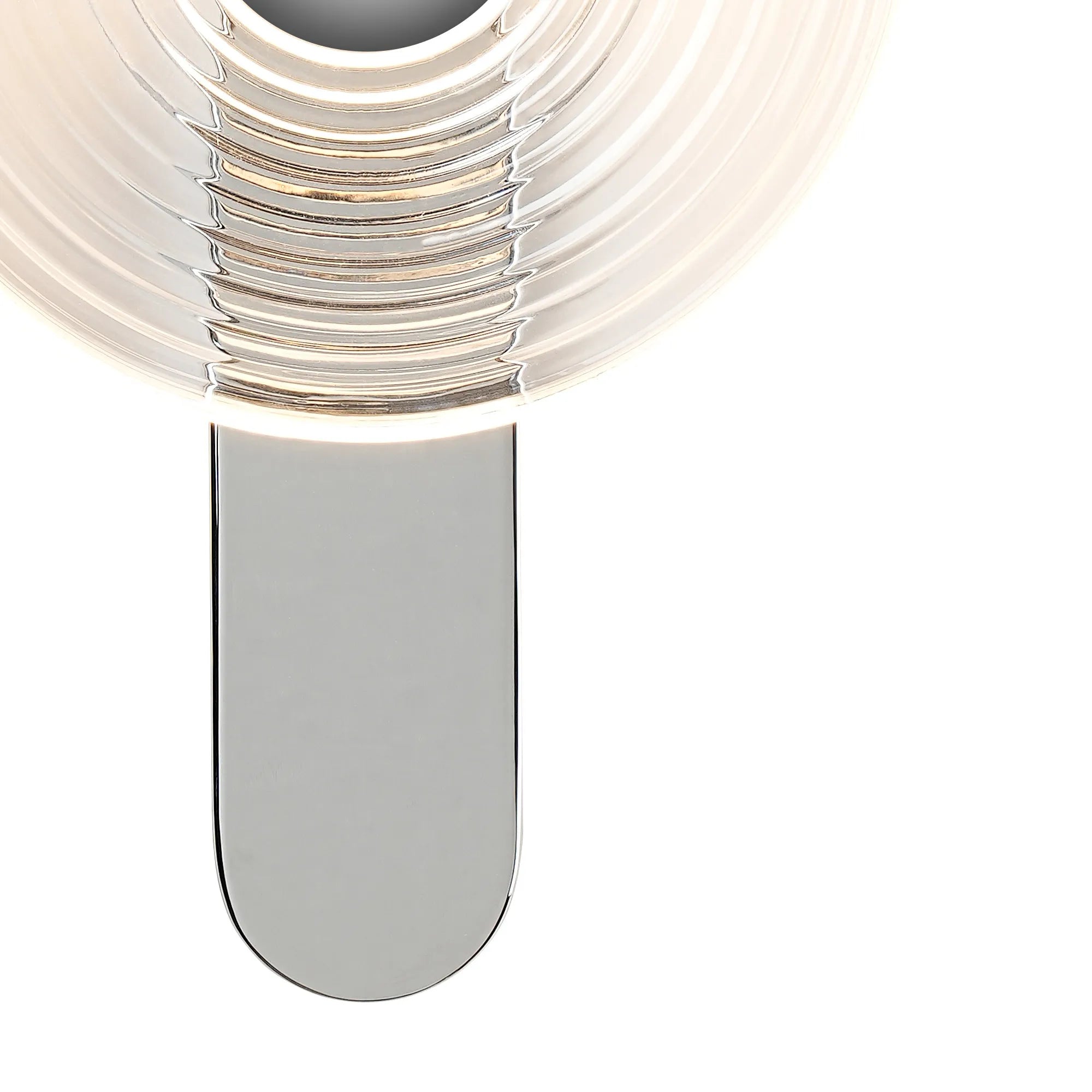 Milton Wall Lamp - Chrome & Clear