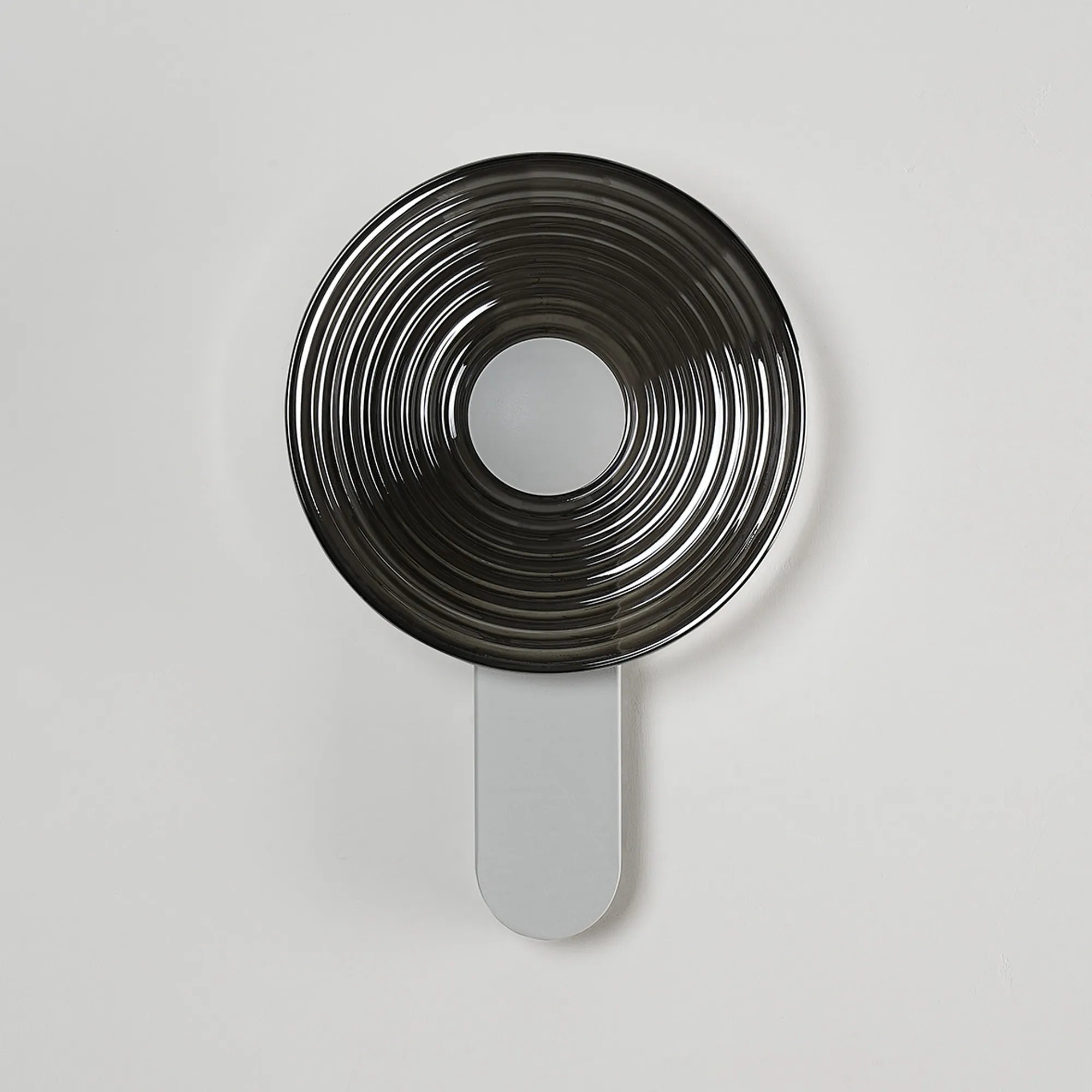 Milton Wall Lamp - Satin White & Smoke