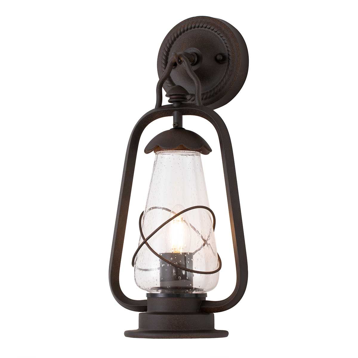 Elstead Miners Single Wall Lantern - Old Bronze