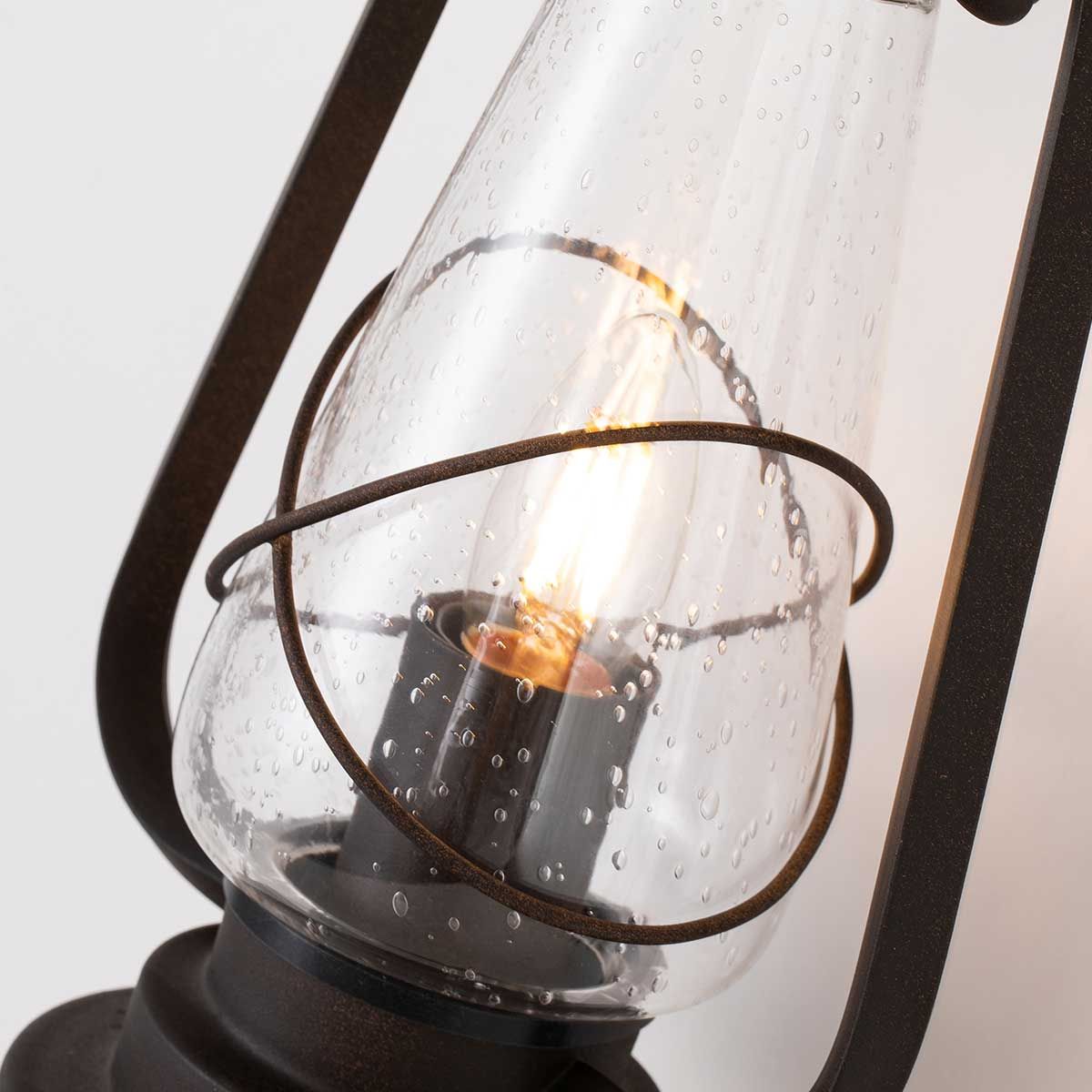 Elstead Miners Single Wall Lantern - Old Bronze