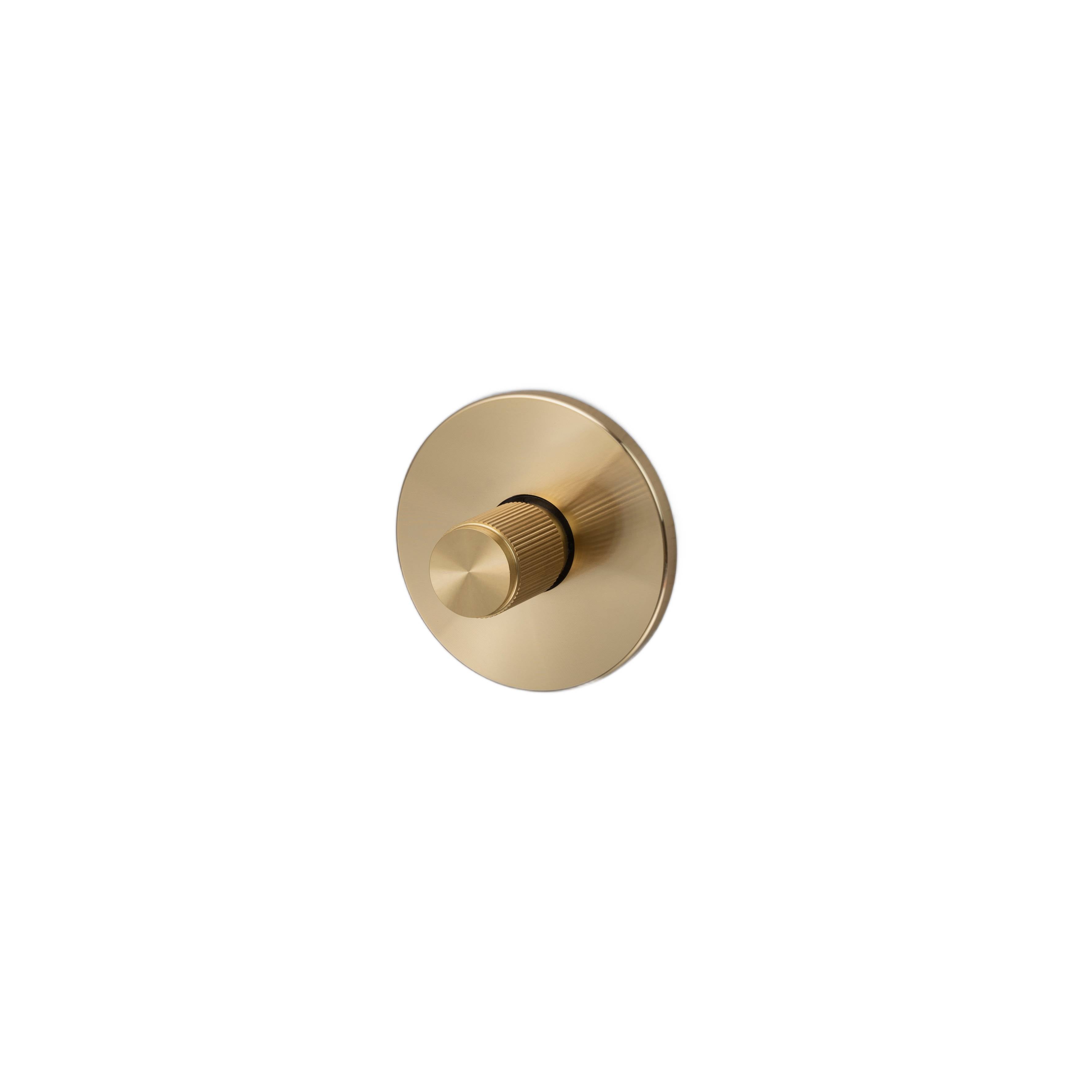 Buster + Punch Thumbturn Lock - Linear Knurl