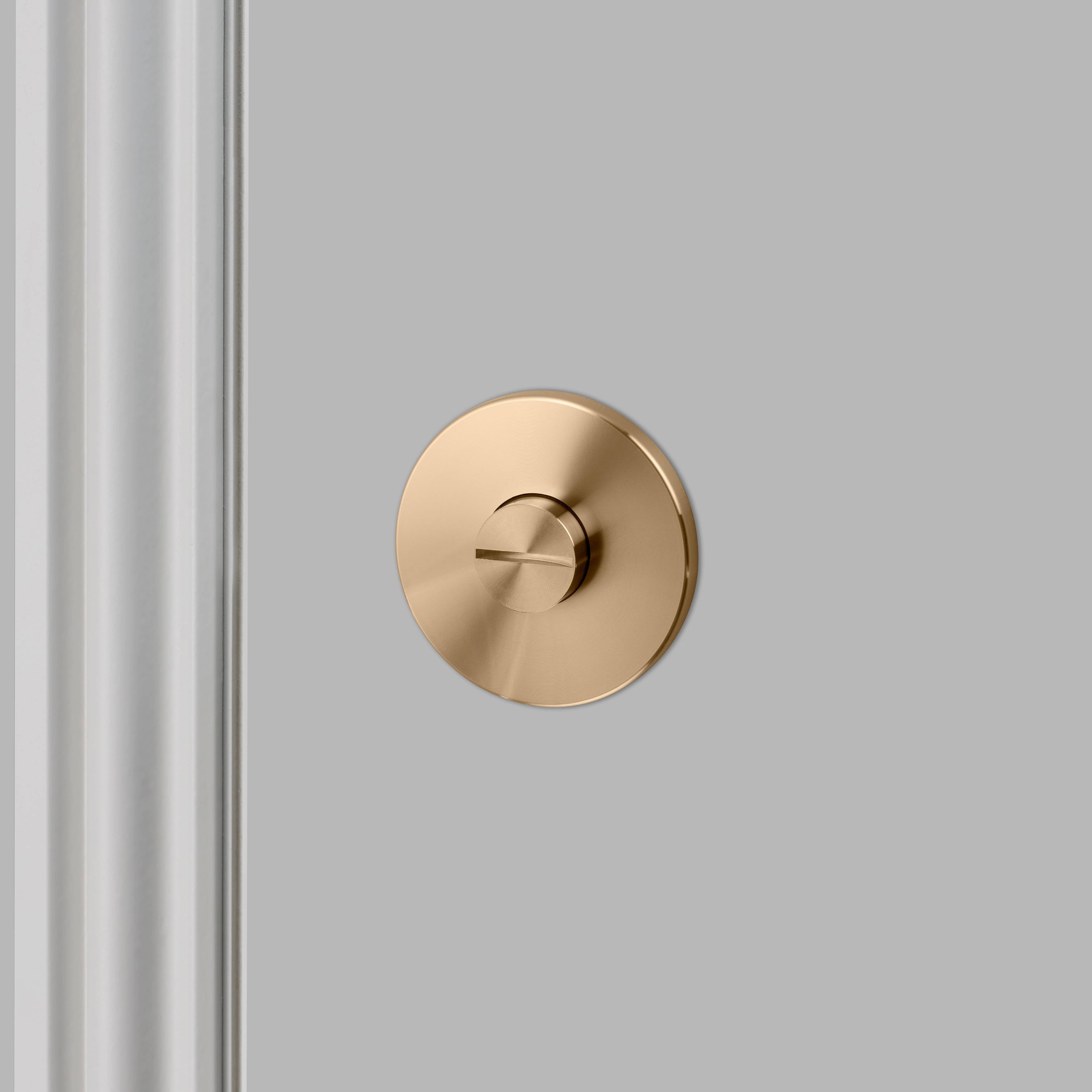 Buster + Punch Thumbturn Lock - Linear Knurl