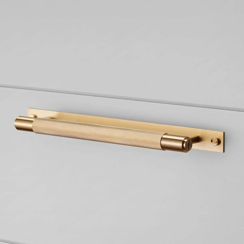 Buster + Punch Pull Bar - Plate - Cross Knurl - Small