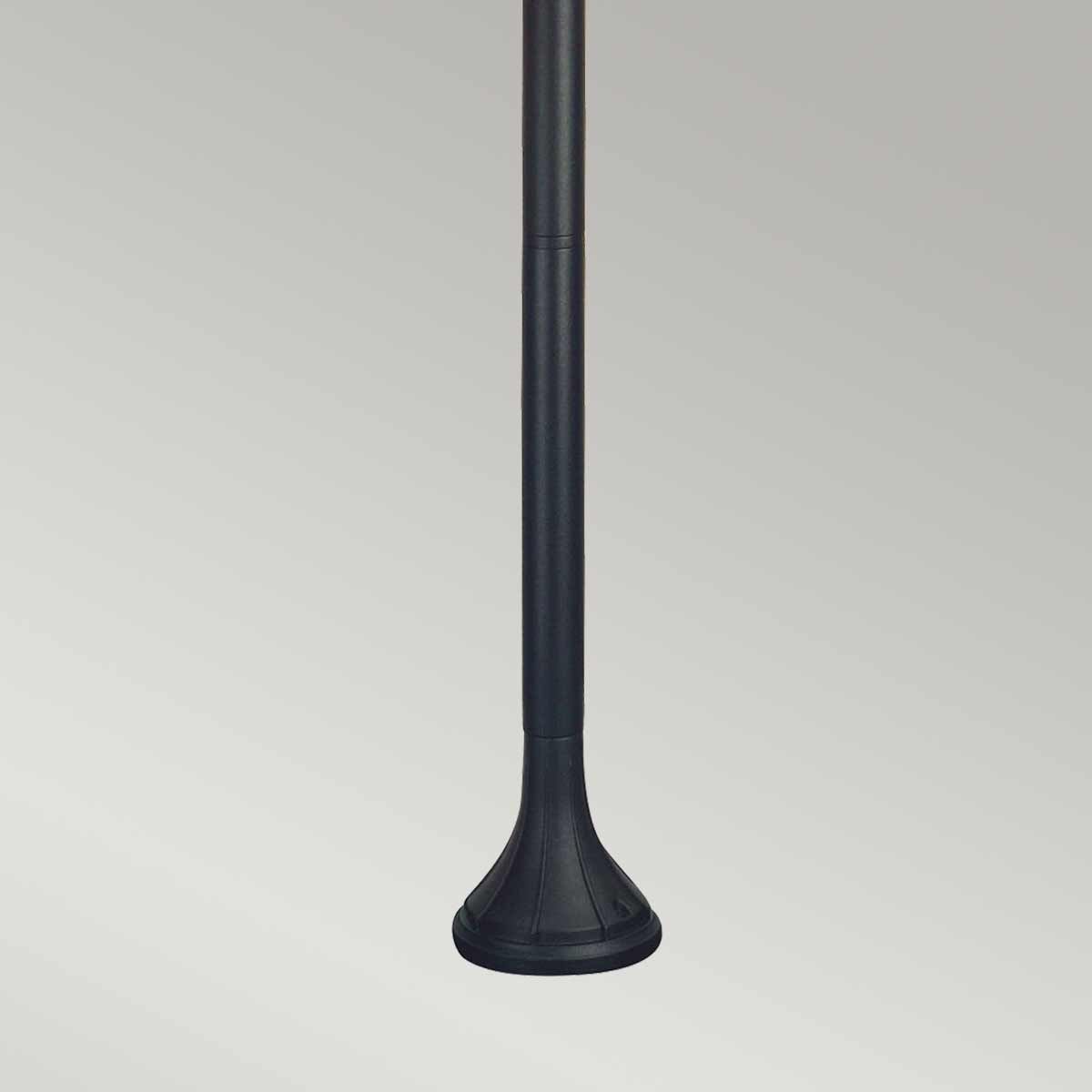 Elstead Norfolk Single Pillar Lantern - Black