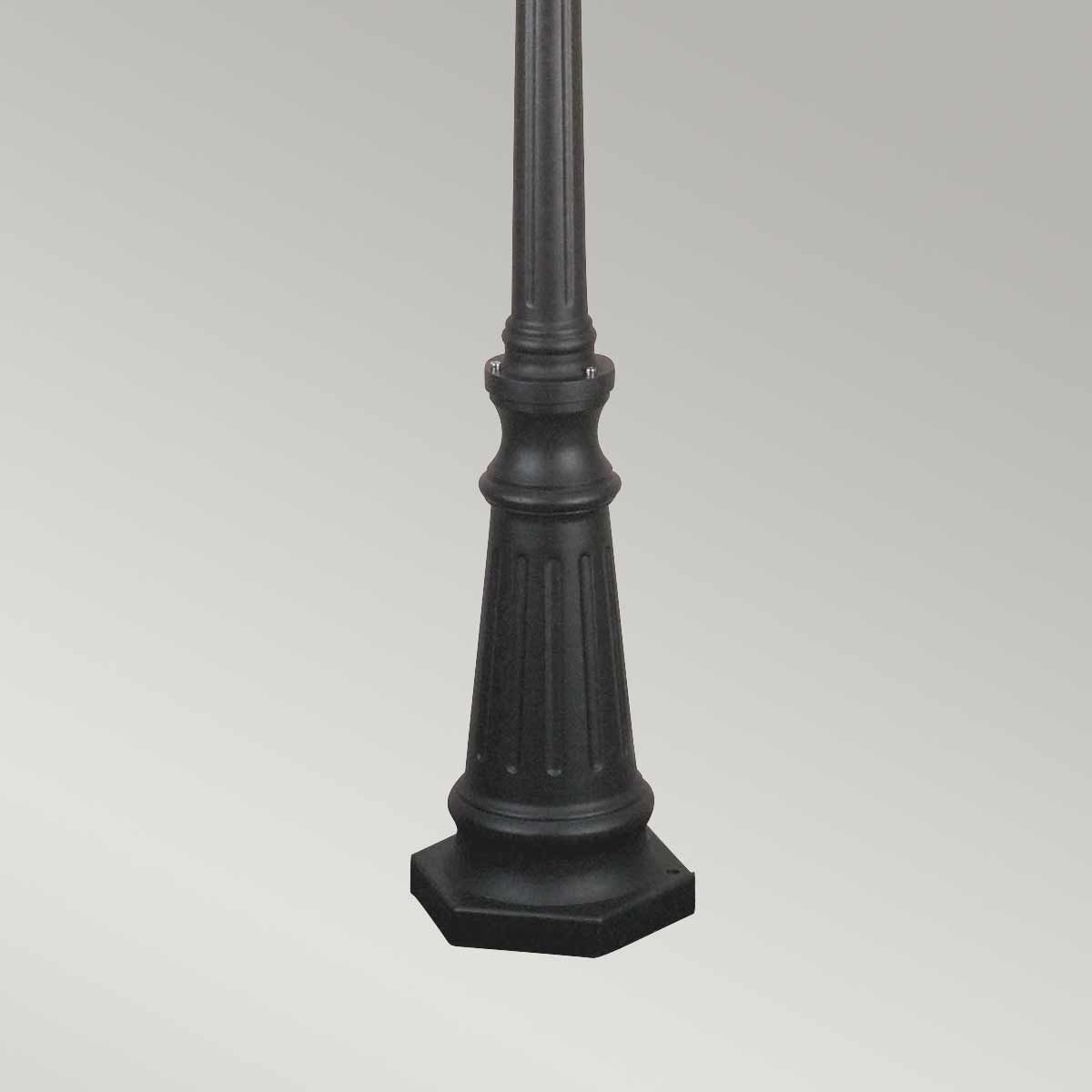 Elstead Norfolk 3 Light Lamp Post - Black