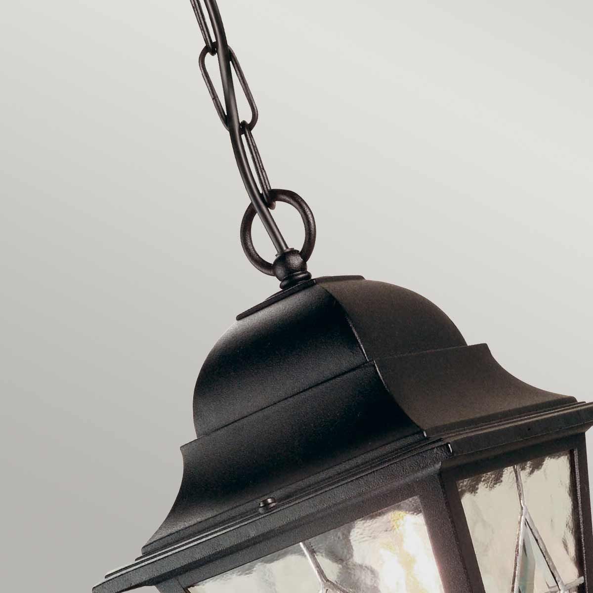Elstead Norfolk Single Chain Lantern - Black