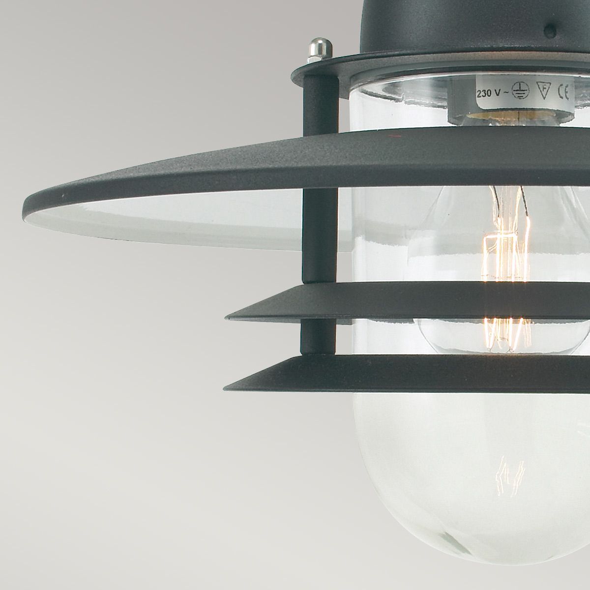 Norlys Oslo Single Chain Lantern - Black