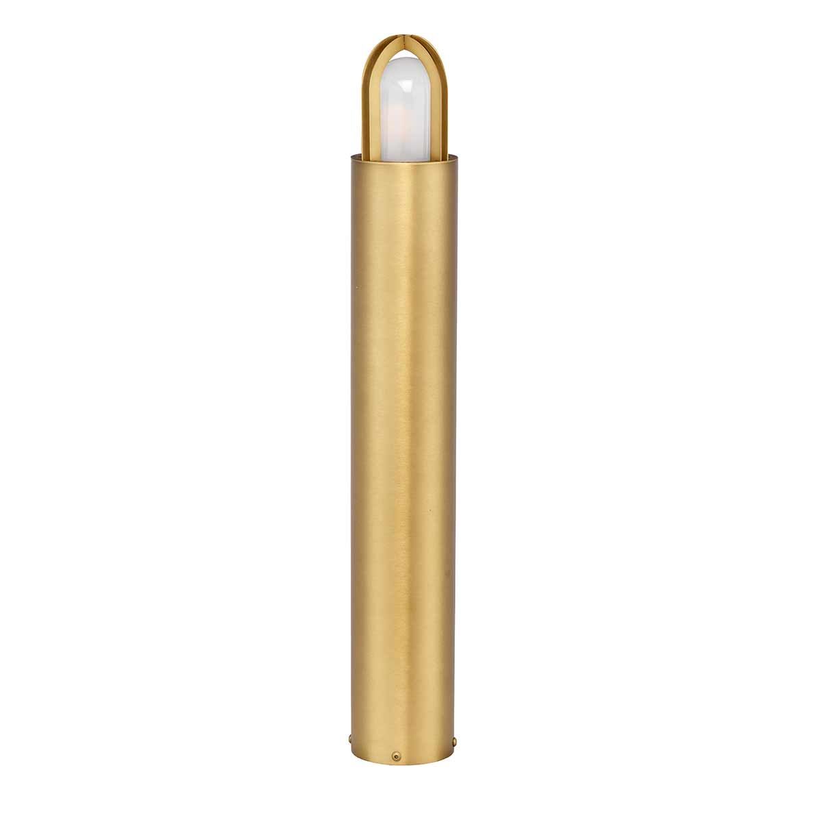Elstead Paignton Single Bollard 700mm - Antique Brass