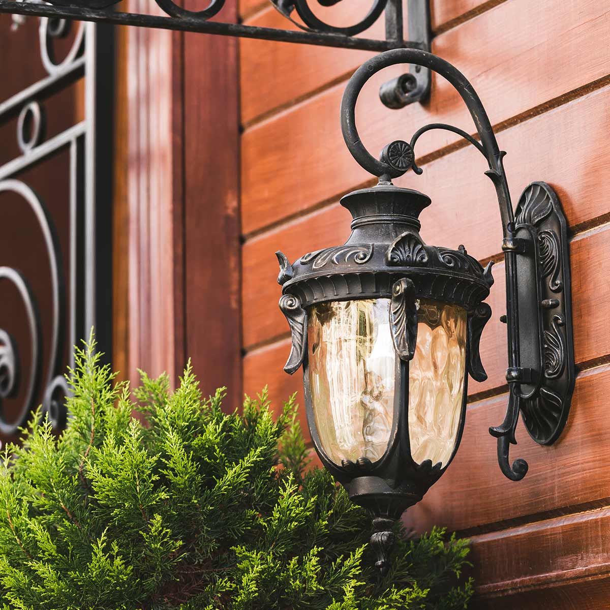 Elstead Philadelphia Single Medium Wall Down Lantern - Old Bronze