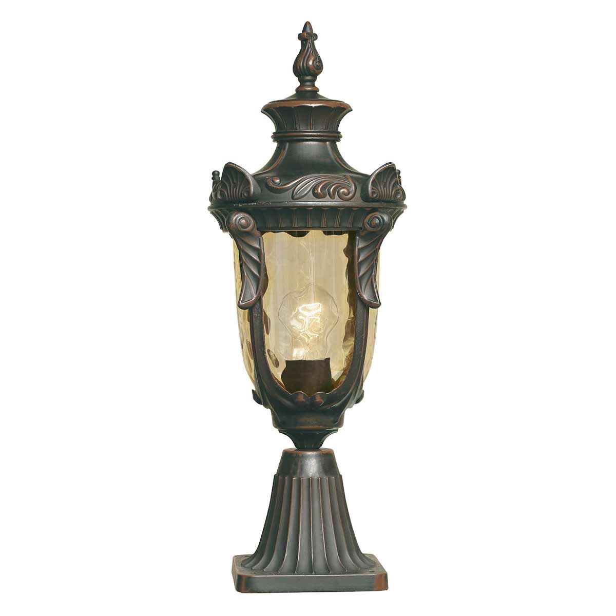 Elstead Philadelphia Single Medium Pedestal - Old Bronze