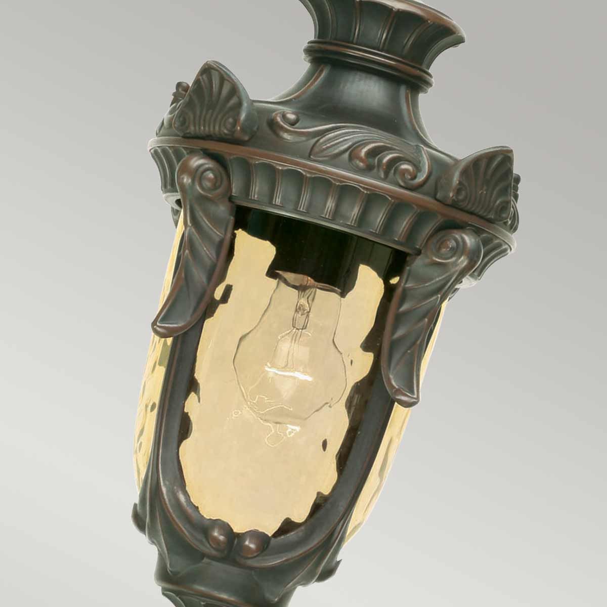 Elstead Philadelphia Single Medium Chain Lantern - Old Bronze