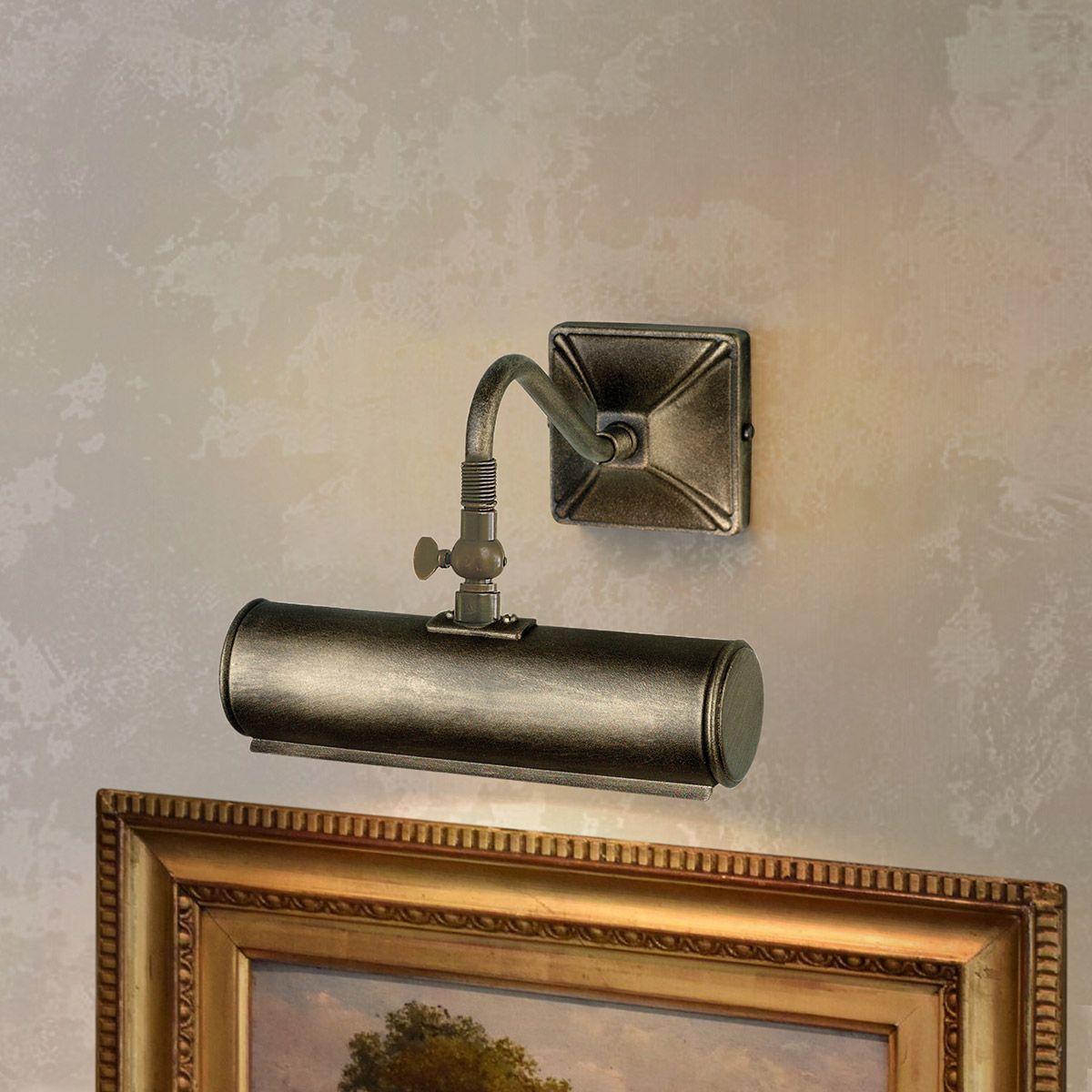 Elstead Picture Light Single Small - Black Gold