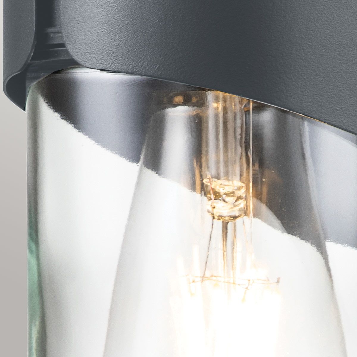 Elstead Porto 1 Light Wall Lantern - Grey