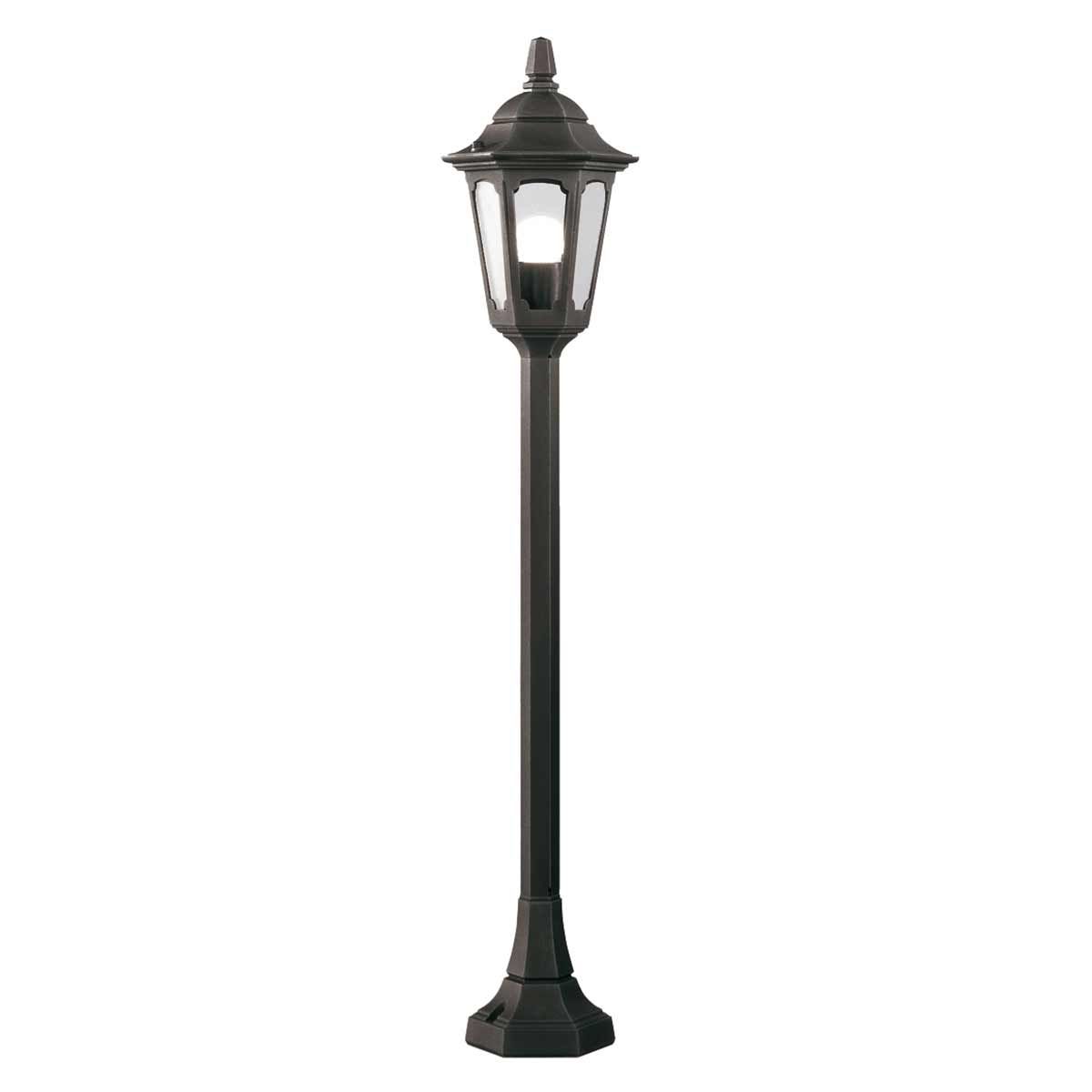Elstead Parish Mini Single Pillar - Black