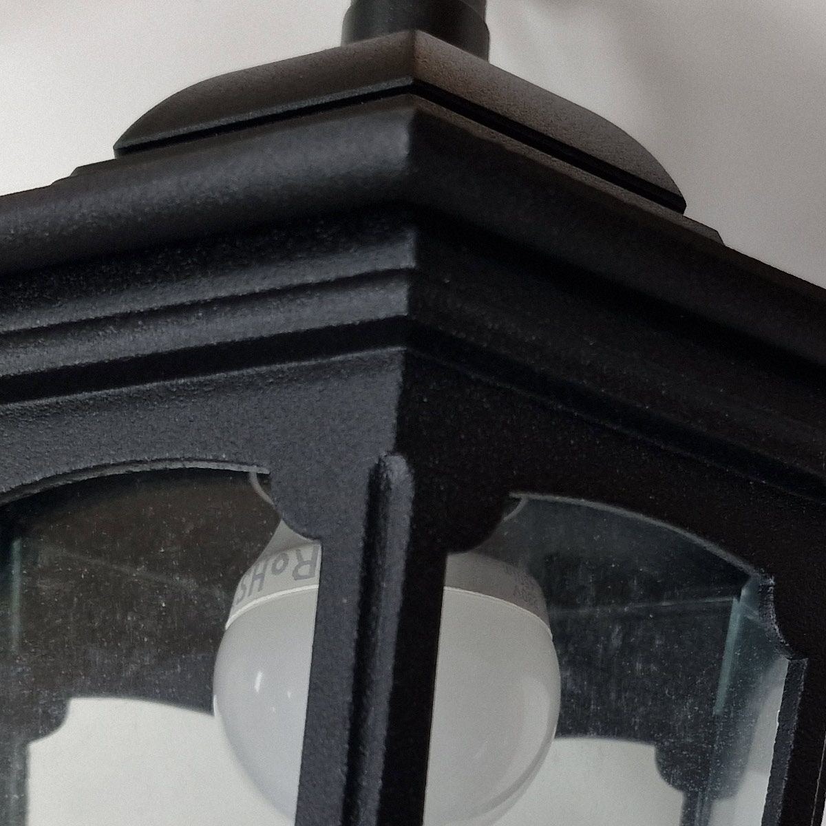 Elstead Parish Mini 1 Light Chain Lantern - Black