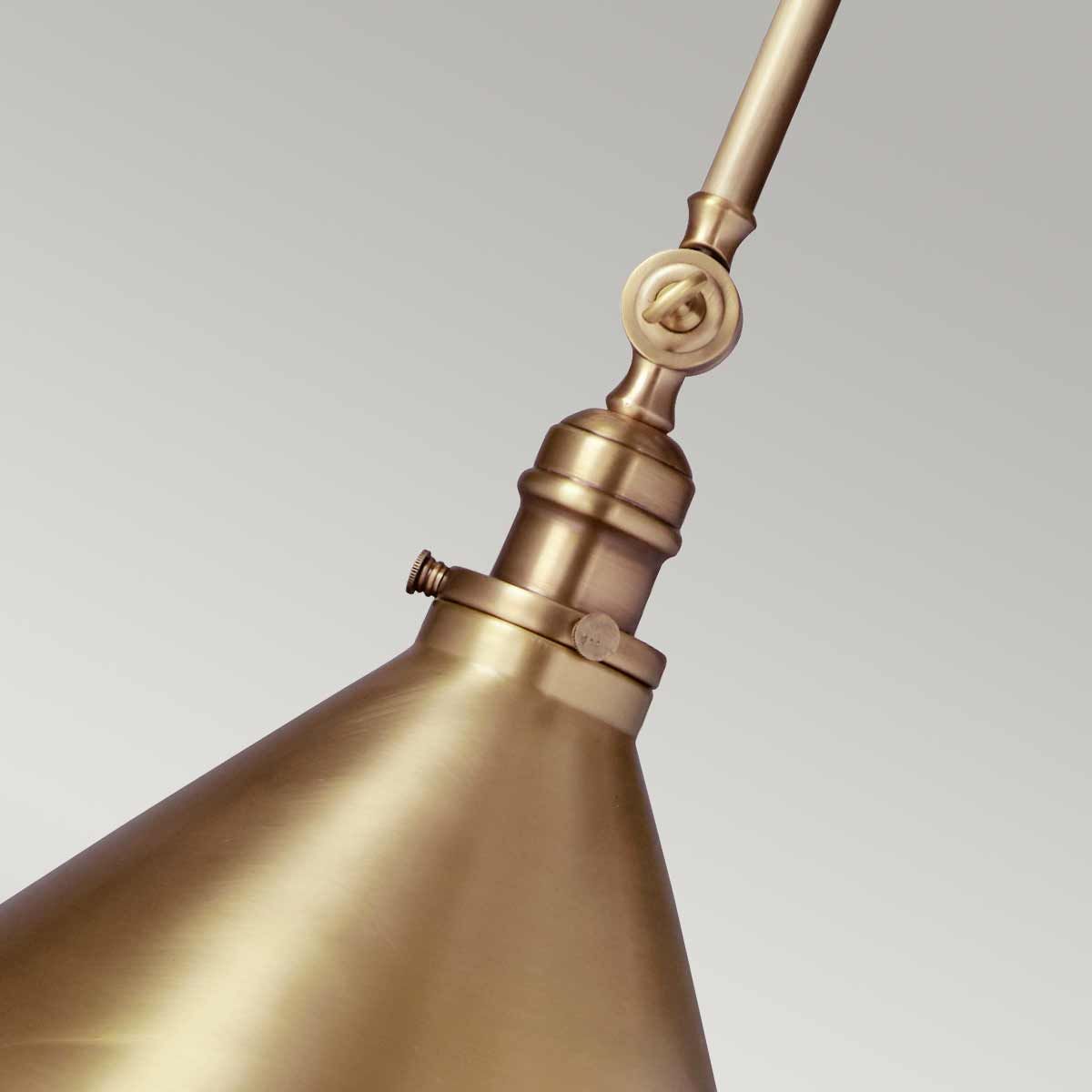Elstead Provence Single Wall Light/Pendant - Aged Brass