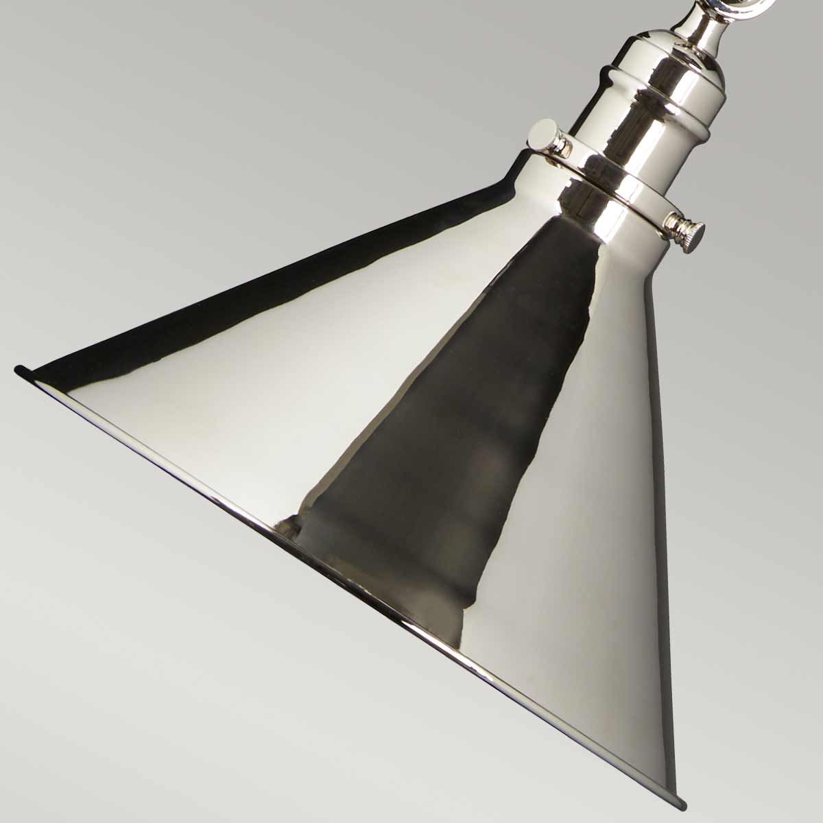 Elstead Provence Single Wall Light/Pendant - Polished Nickel