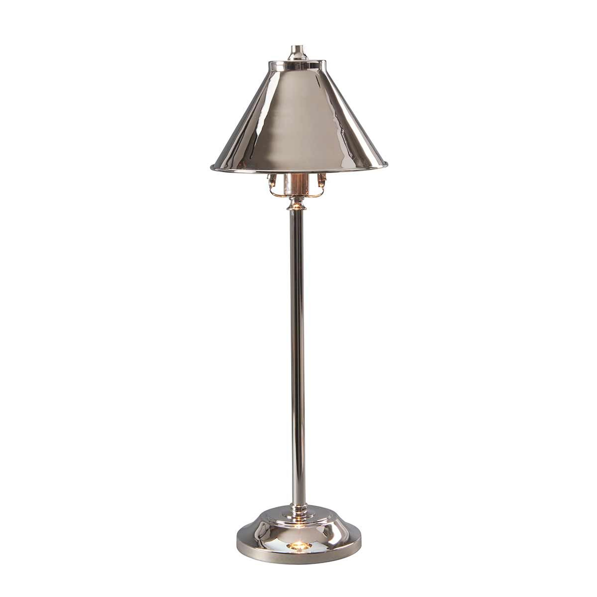 Elstead Provence Single Stick Lamp - Polished Nickel