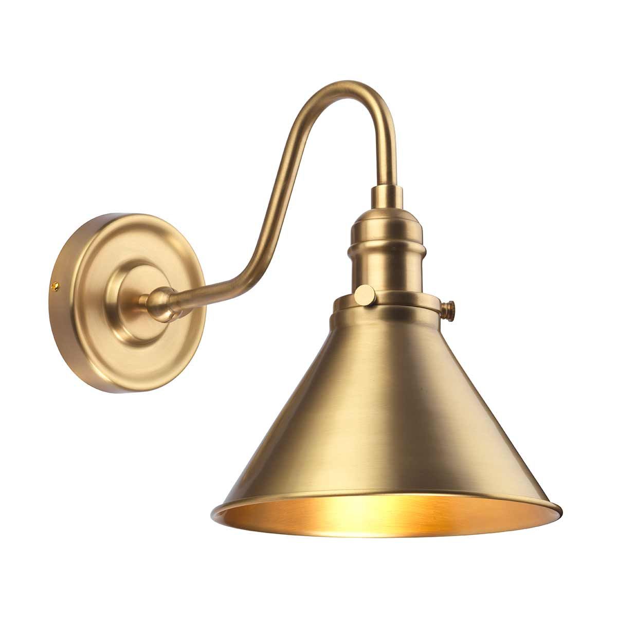 Elstead Provence Single Wall Light - Aged Brass