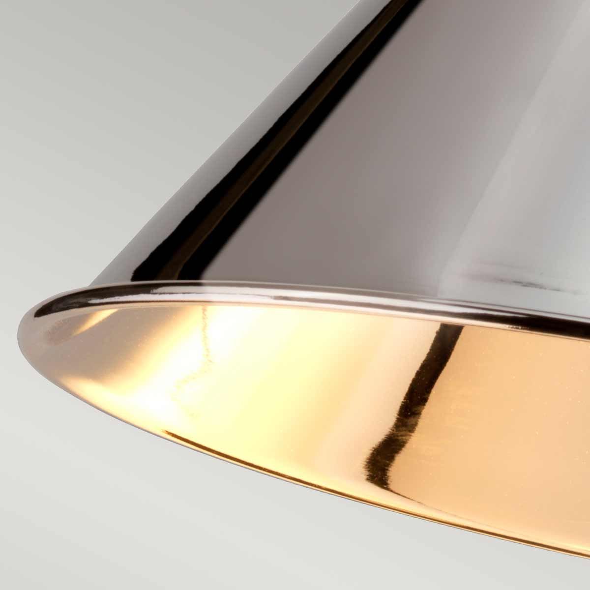 Elstead Provence Single Wall Light - Polished Nickel