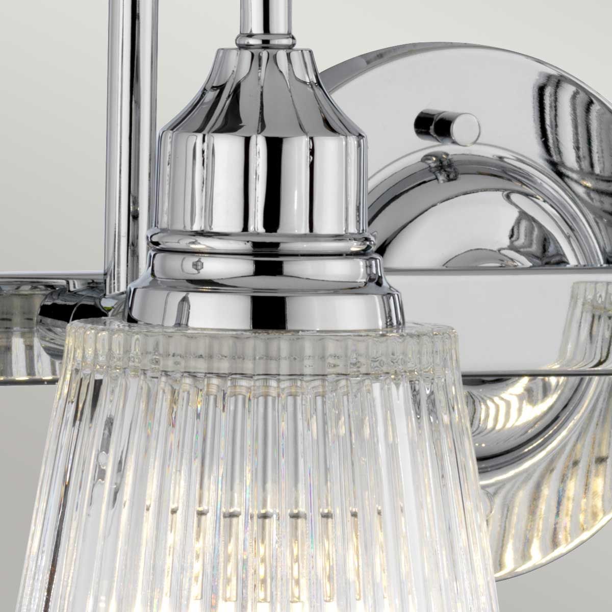 Quintiesse Addison 4 Light Bathroom Wall Light - Polished Chrome