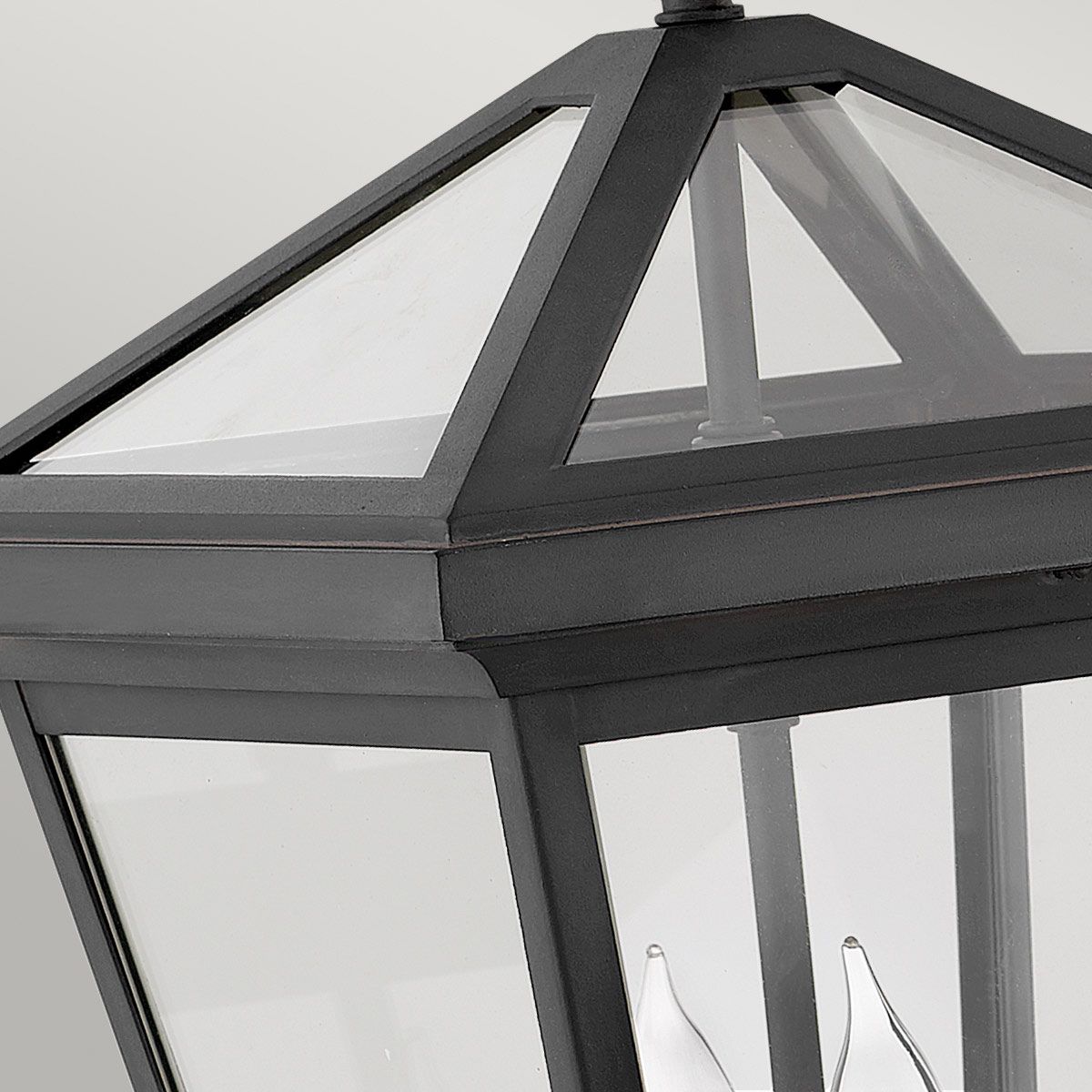 Quintiesse Alford Place 2 Light Medium Wall Lantern - Museum Black