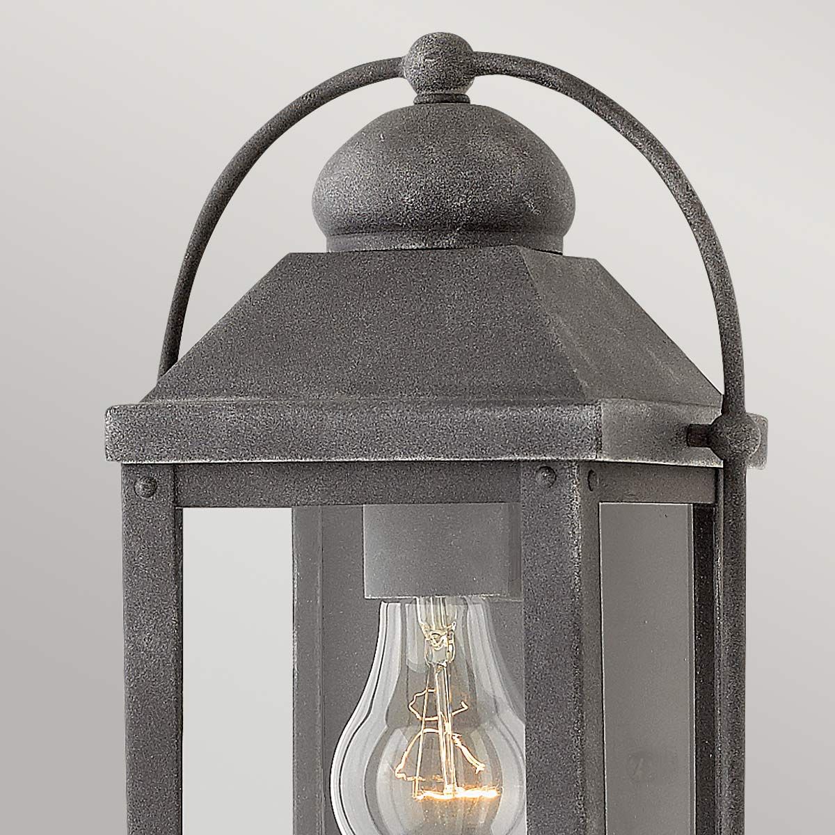 Quintiesse Anchorage Single Wall Lantern - Aged Zinc