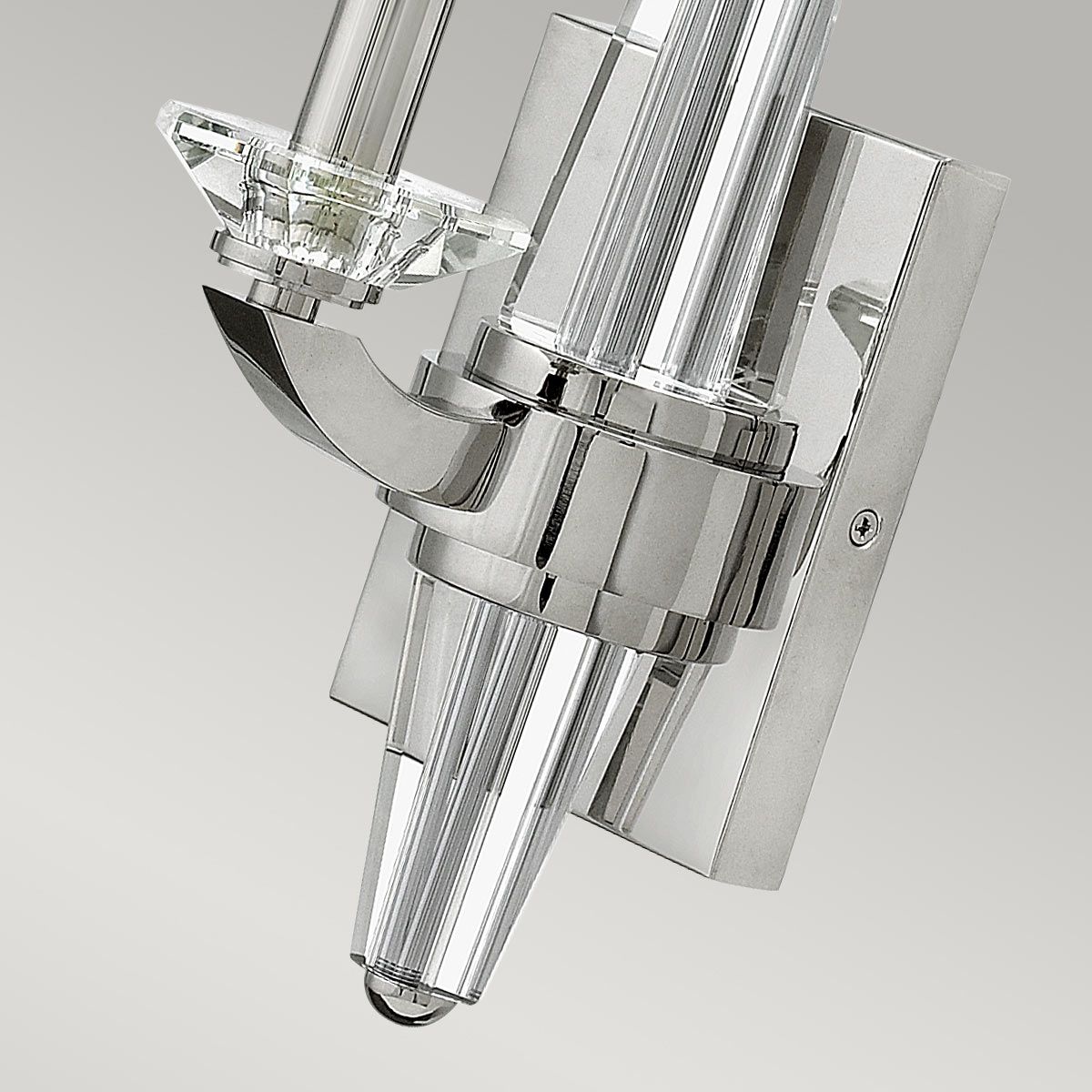 Quintiesse Ascher Single Wall Light - Polished Nickel