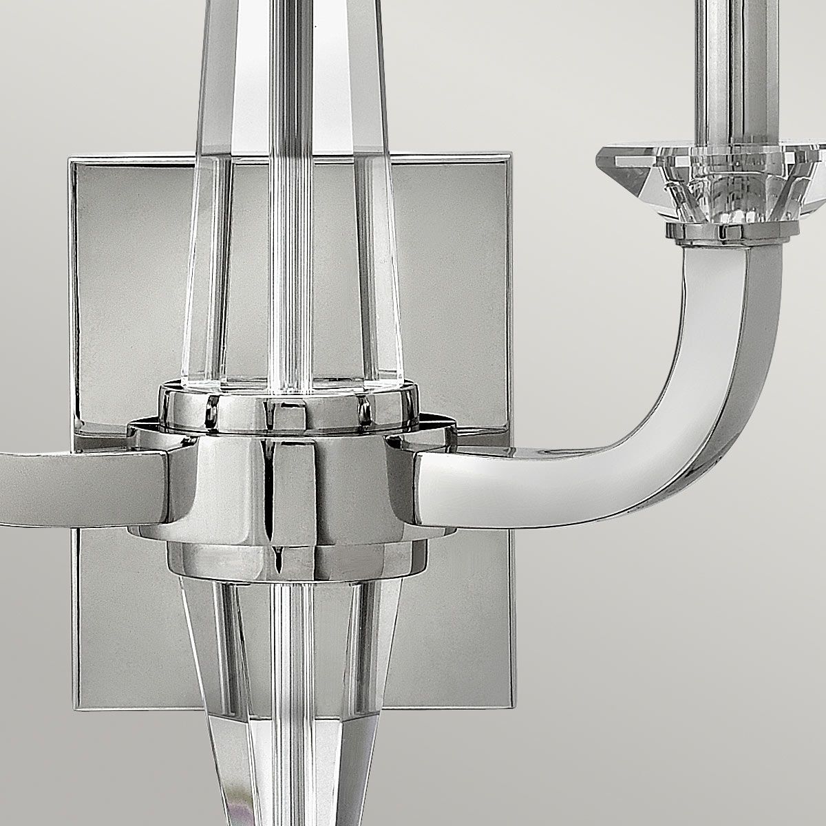 Quintiesse Ascher 2 Light Wall Light - Polished Nickel
