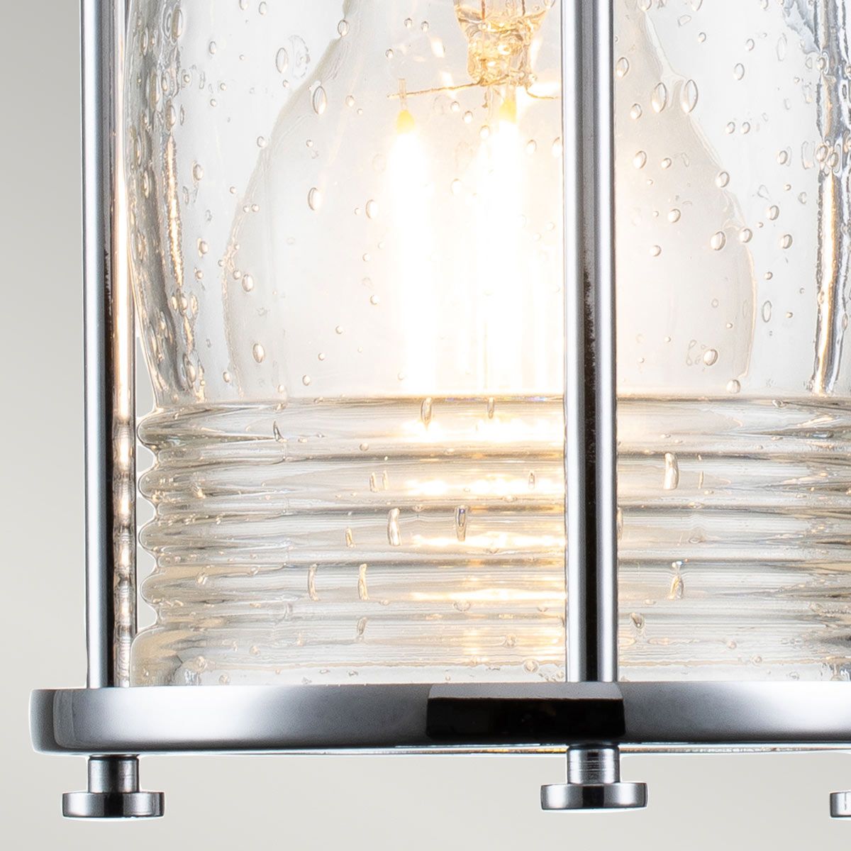 Quintiesse Ashland Bay Single Bathroom Wall Light - Chrome