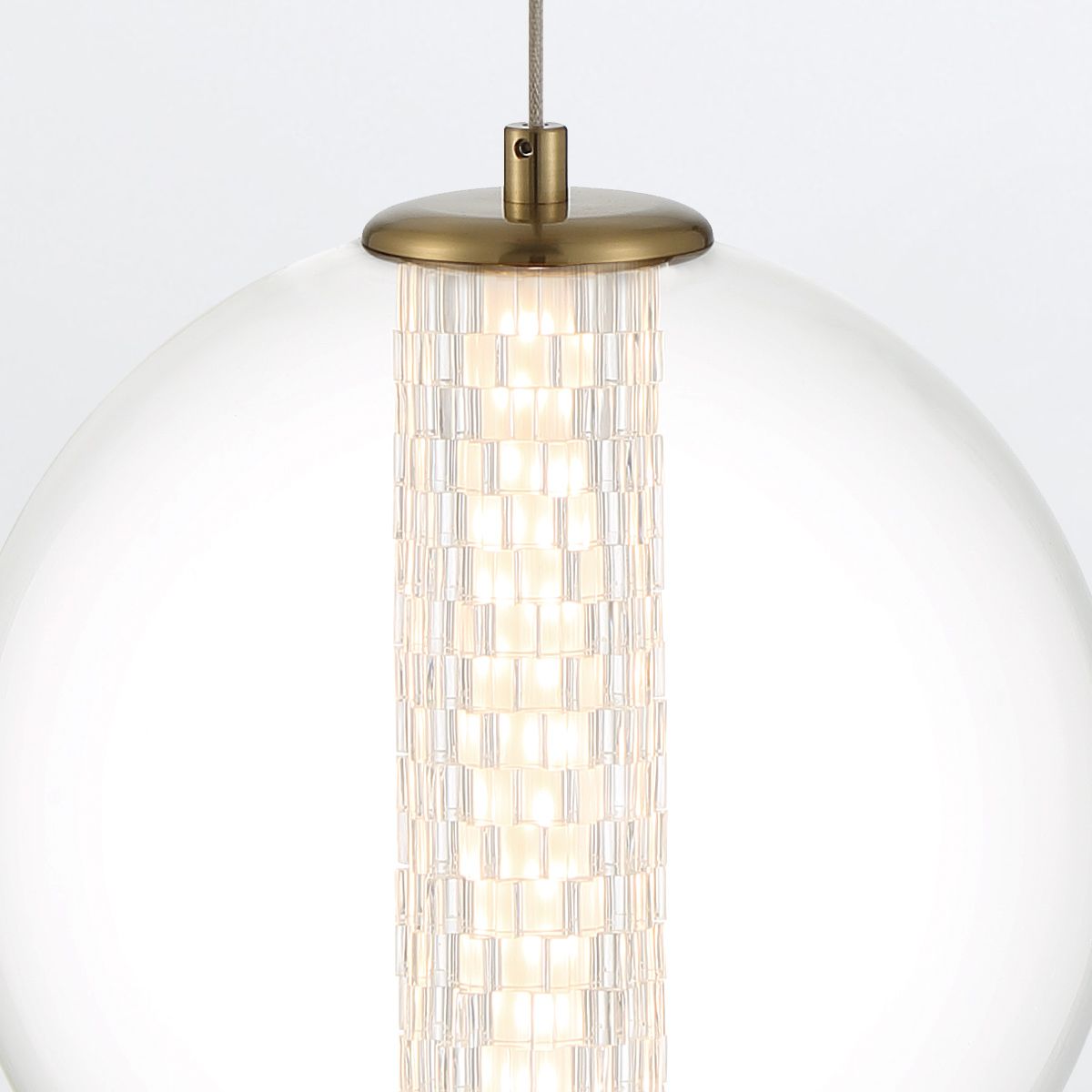 Quintiesse Atomo 1 Light Adjustable Pendant - Gold