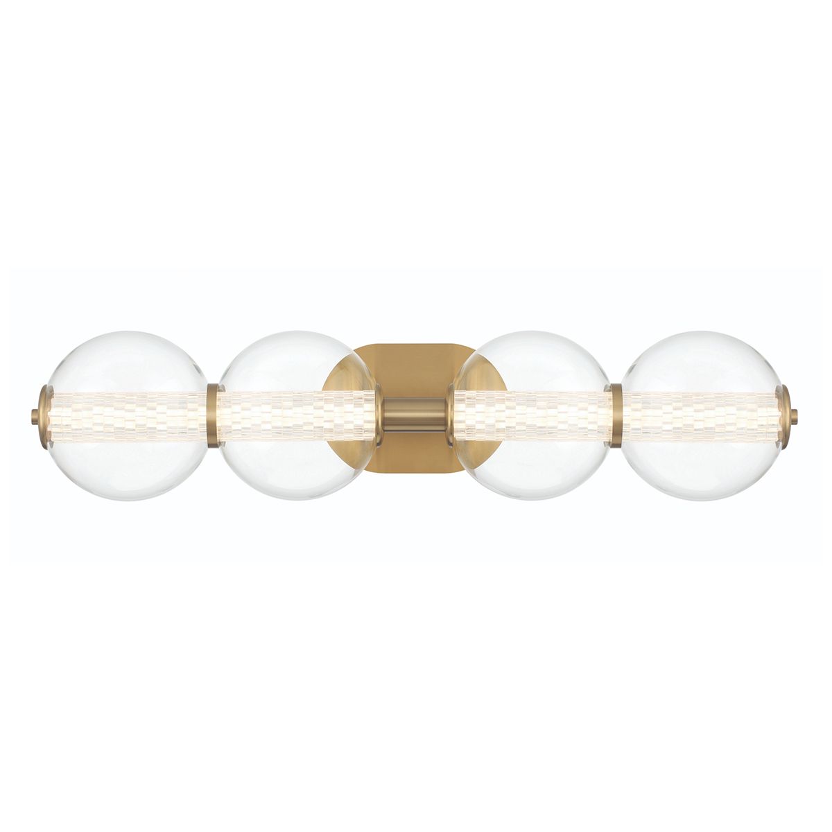 Quintiesse Atomo 4 Light Wall Light - Gold
