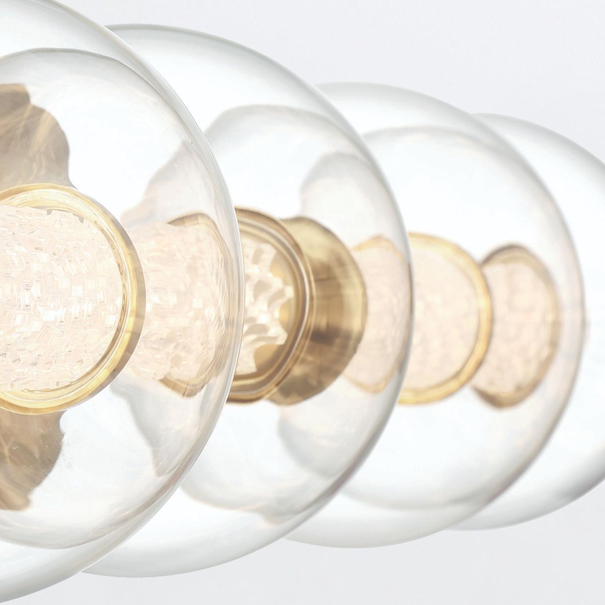 Quintiesse Atomo 4 Light Wall Light - Gold
