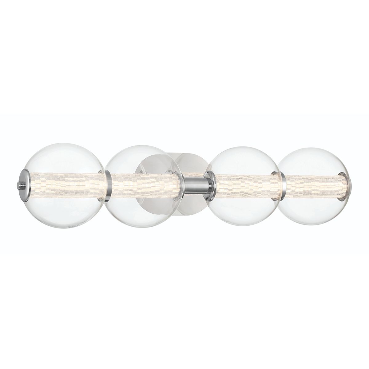 Quintiesse Atomo 4 Light Wall Light - Polished Chrome