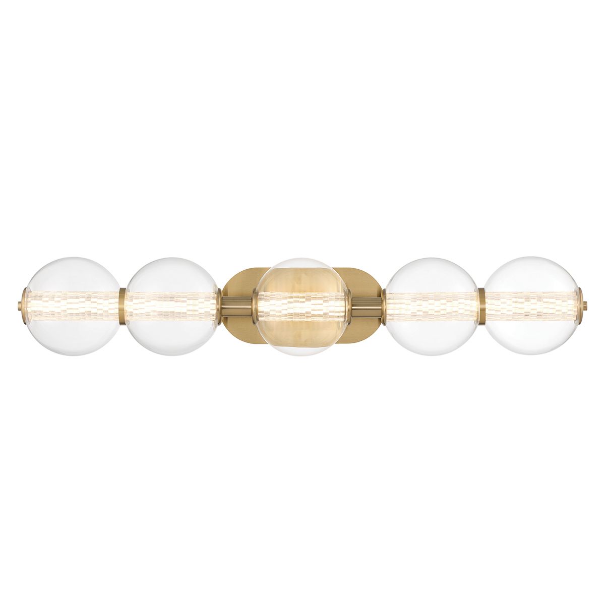Quintiesse Atomo 5 Light Wall Light - Gold