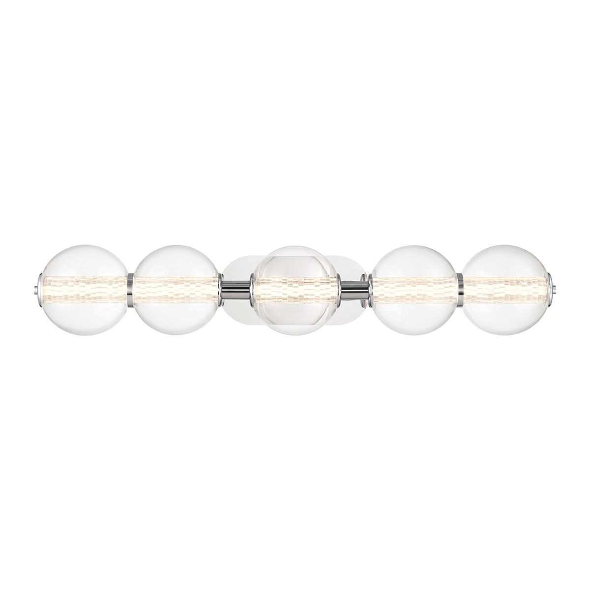 Quintiesse Atomo 5 Light Wall Light - Polished Chrome