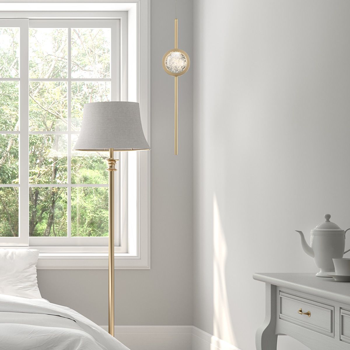 Quintiesse Barletta 1 Light Pendant - Gold