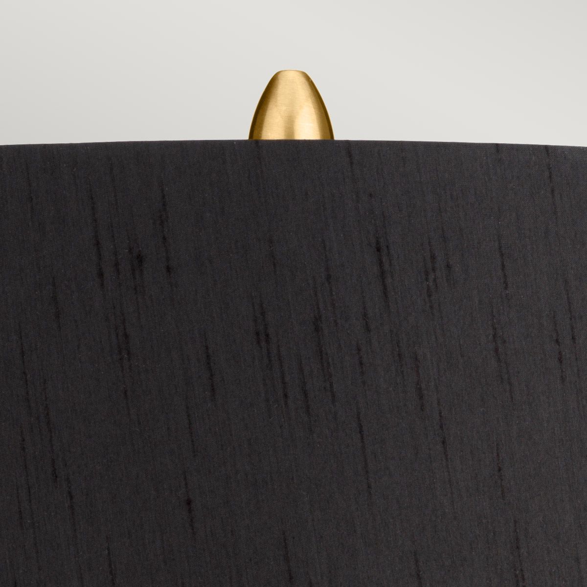 Quintiesse Bexley Single Table Lamp - Black & Brushed Brass