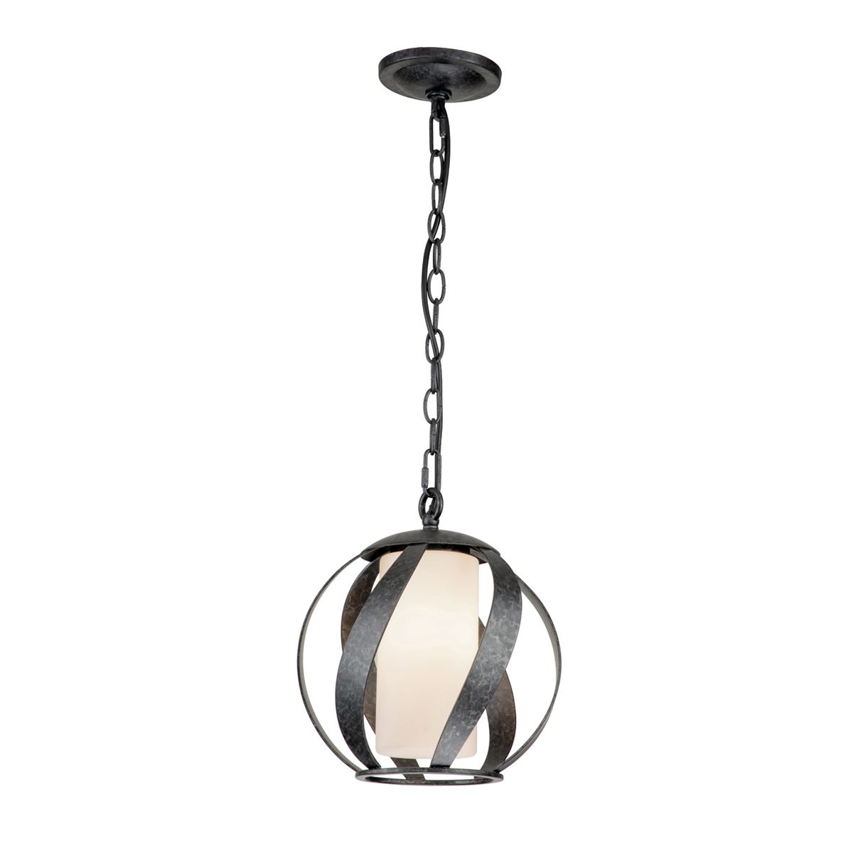 Quintiesse Blacksmith Single Outdoor Pendant - Old Black