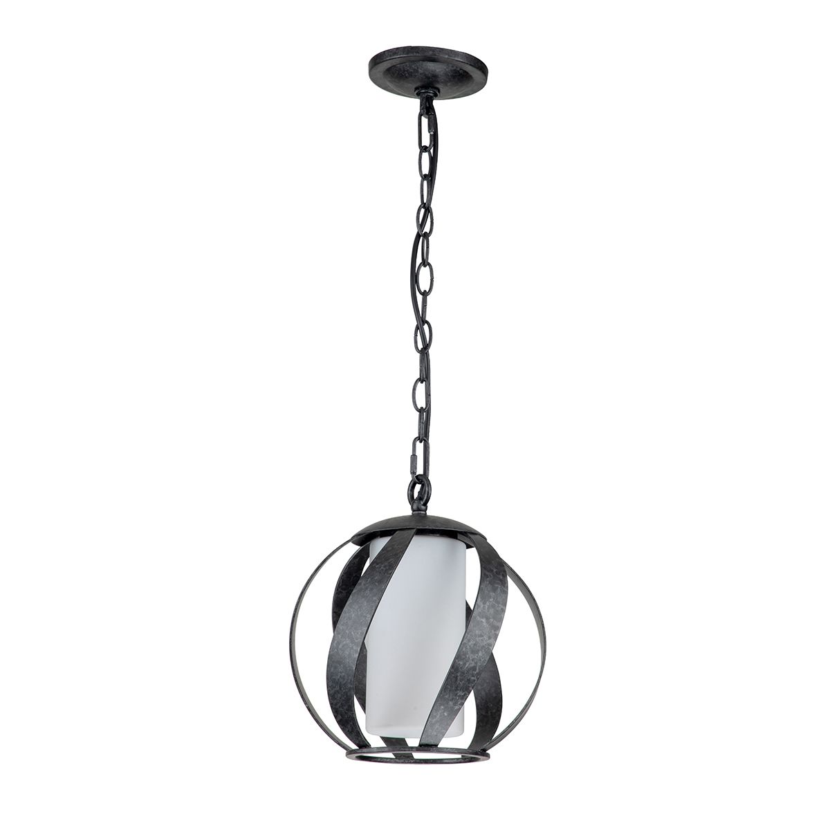 Quintiesse Blacksmith Single Outdoor Pendant - Old Black