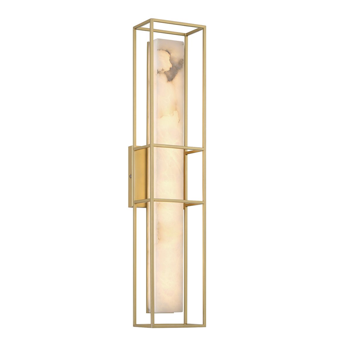 Quintiesse Blakley 1 Light Wall Light Large - Matte Gold