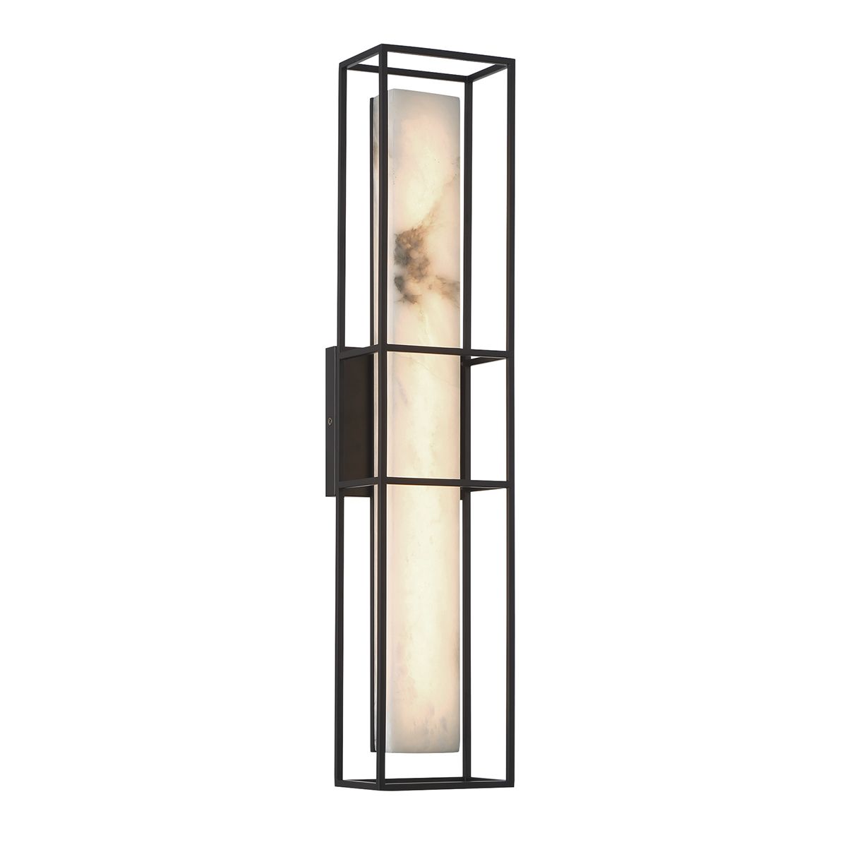 Quintiesse Blakley 1 Light Wall Light Large - Matte Black