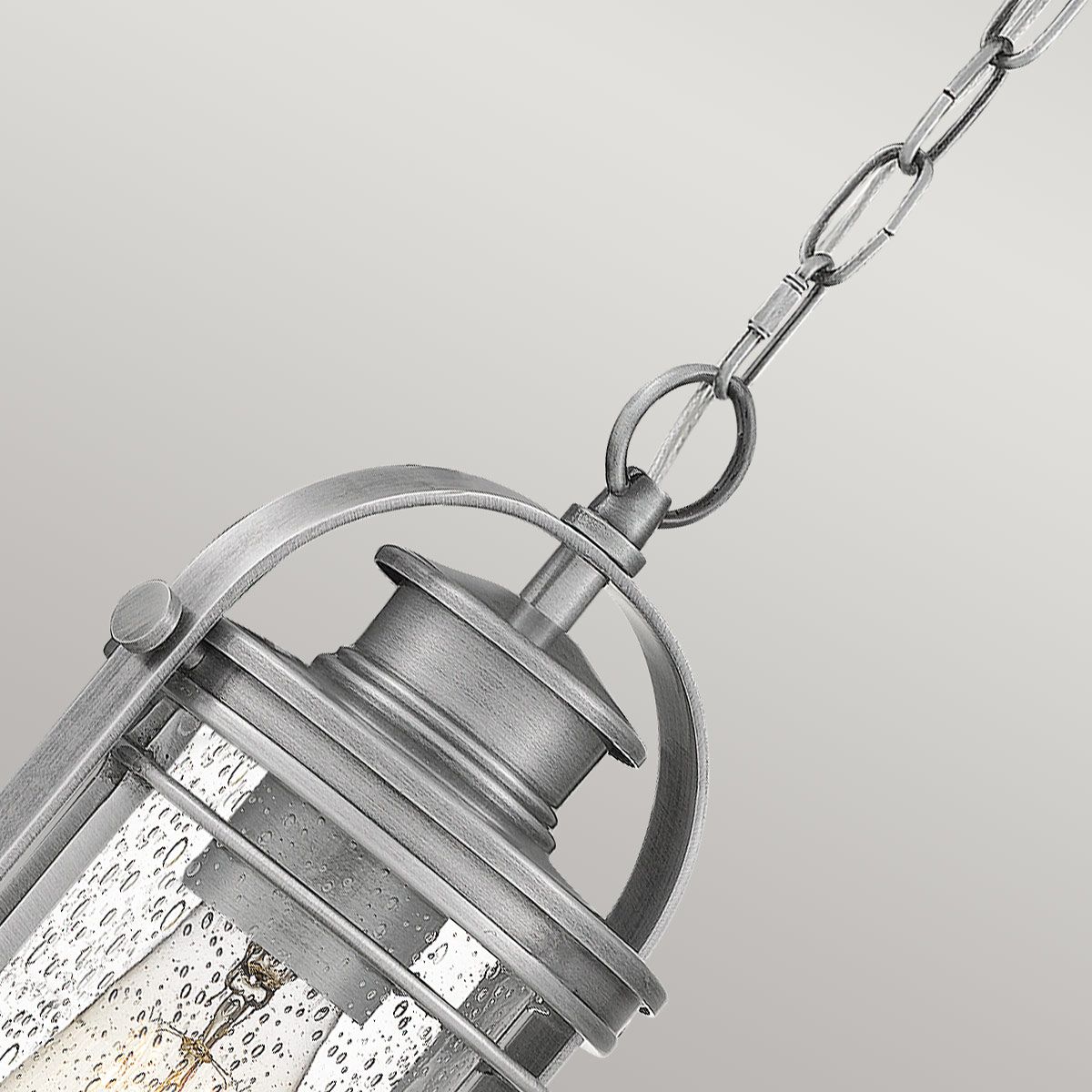 Quintiesse Booker Single Small Chain Lantern - Aluminium