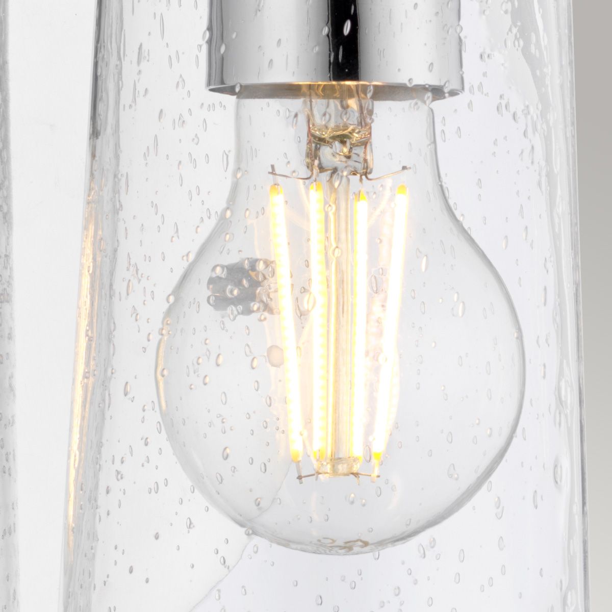 Quintiesse Braelyn Single Bathroom Wall Light - Polished Chrome