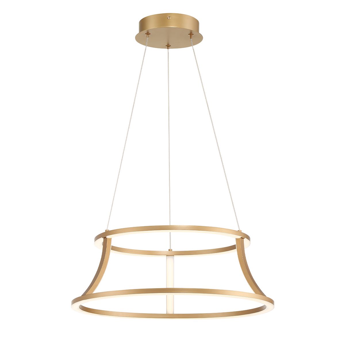 Quintiesse Cadoux Pendant Chandelier - Satin Gold