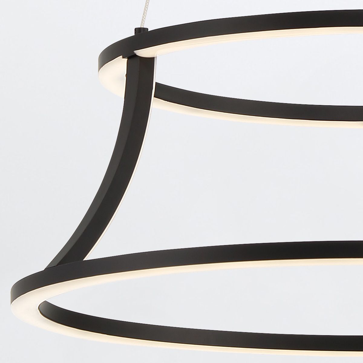 Quintiesse Cadoux Pendant Chandelier - Matte Black