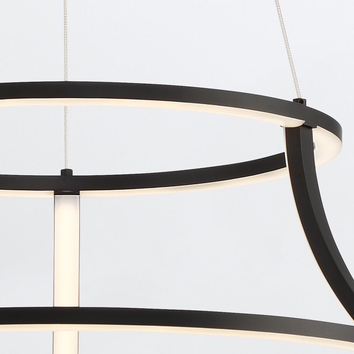 Quintiesse Cadoux Pendant Chandelier - Matte Black