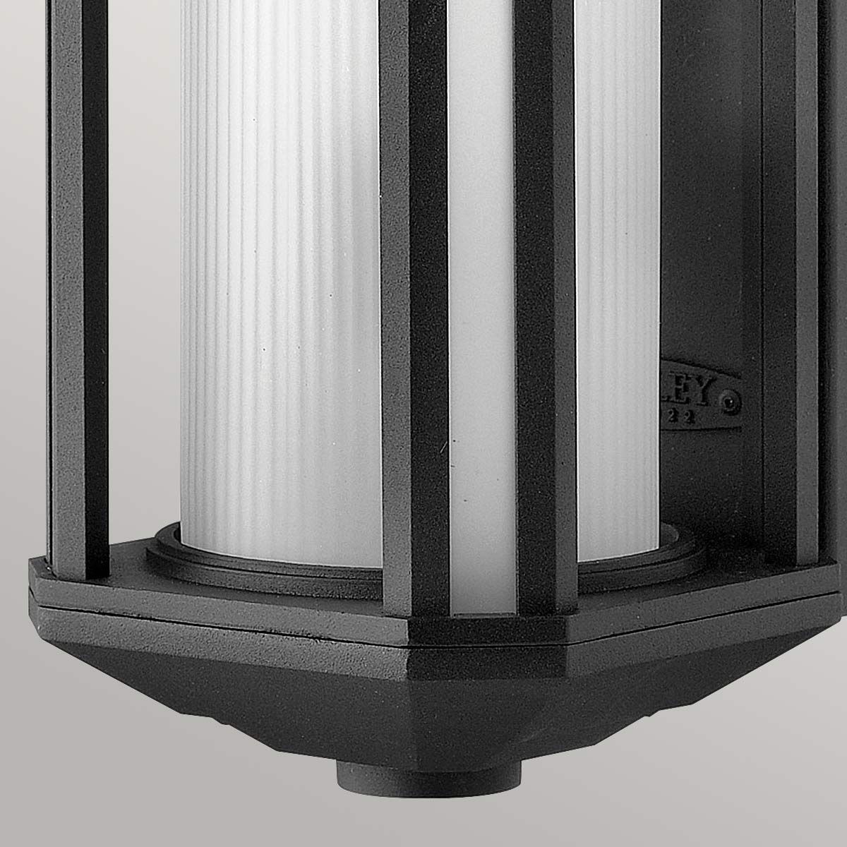 Quintiesse Castelle Single Medium Wall Lantern - Black