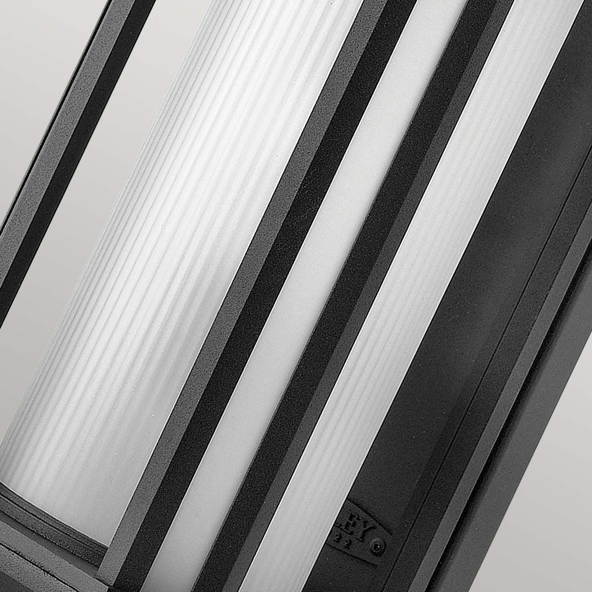 Quintiesse Castelle Single Medium Wall Lantern - Black