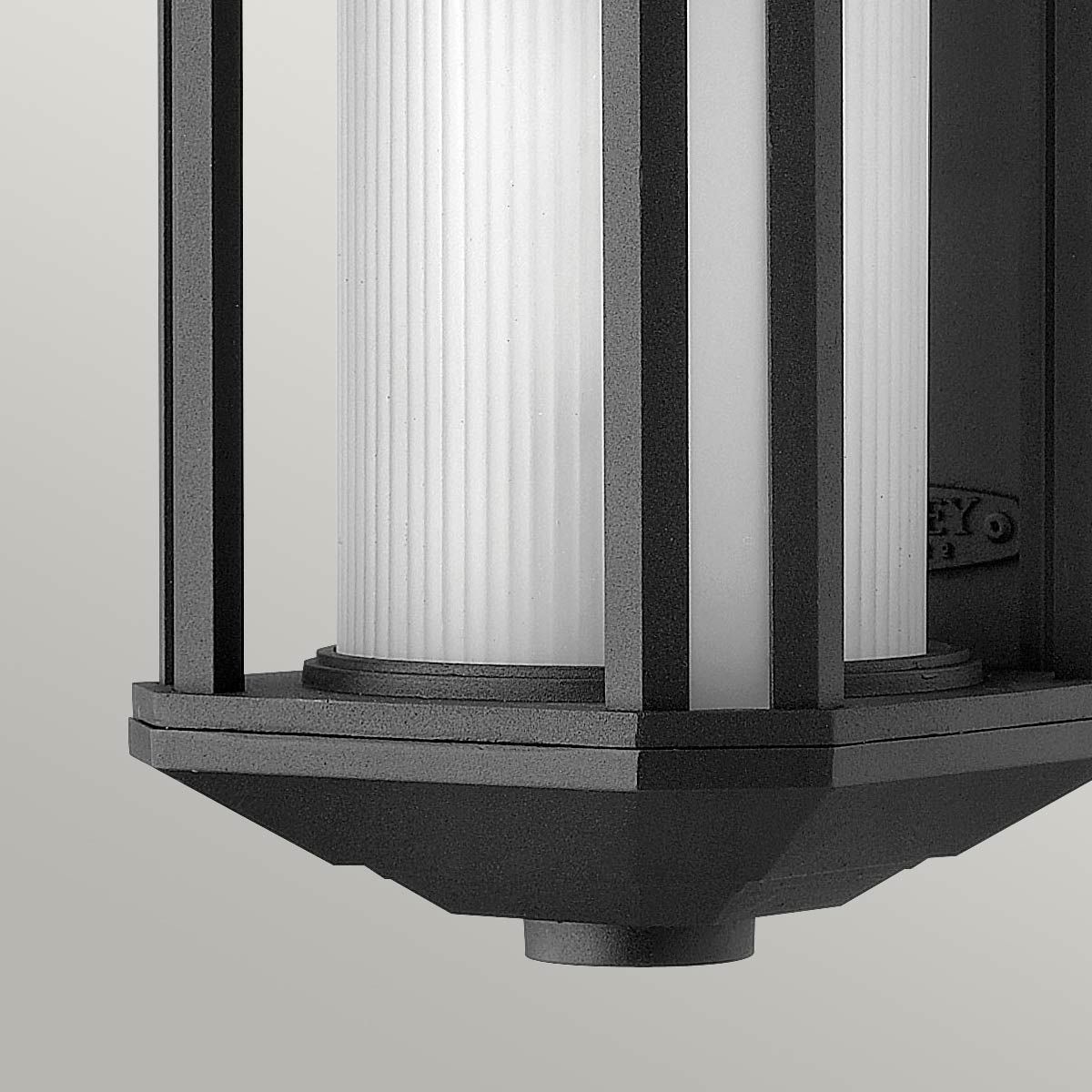 Quintiesse Castelle Single Small Wall Lantern - Black